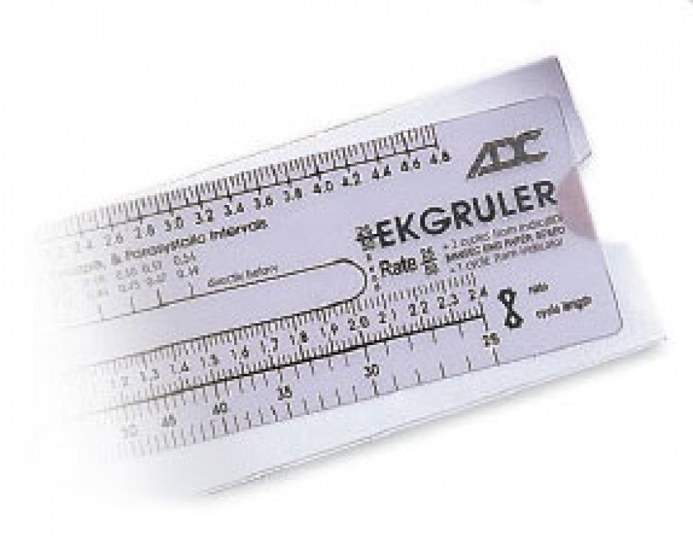 Eye Charts, Tape Measures, EKG Calipers