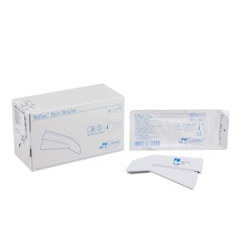  Wound Stapler Reflex® One Squeeze Handle Stainless Steel Staples Wide Staple 35 Staples