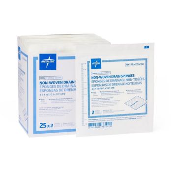 Drain Sponge (Sterile) 4x4 Inch (pkg/2)