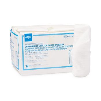 Conforming Gauze Bandage, Nonsterile, 4" x 75"