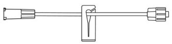 IV Extension Set Small Bore 6 Inch Tubing Without Filter Sterile