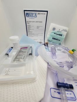 Closed Instertion Foley Tray 12Fr, 10mL Silicone Cath, Non-Sterile, Latex Free