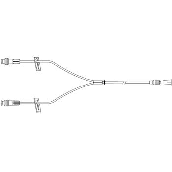 SmartSite™ Extension Set, 9 Inch Tubing 2 Ports 0.6 mL Priming Volume DEHP-Free