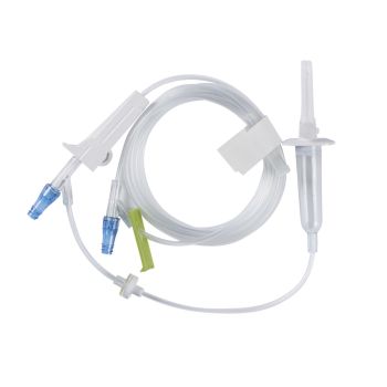 IV Admin Primary Microbore Lifeshield Clave w/2 Sites, 15gtts/mL 12662-28