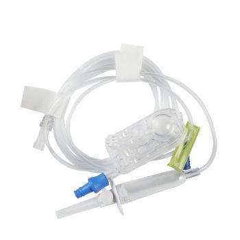 IV Pump Set Primary PlumSet™ Pump 2 Ports 15 Drops / mL Drip Rate Without Filter 103 Inch Tubing Solution