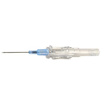 Peripheral IV Catheter Protectiv® Plus 22 Gauge 1 Inch Polyurethane Straight Hub Non Blood Control Sliding Safety