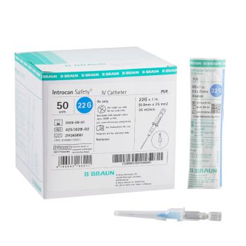 IV Catheter Introcan® 22g x 1"