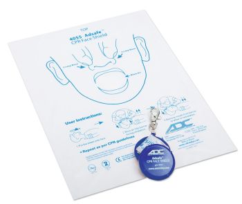 Adsafe™ CPR Face Shield, Filterete™ Filter and Keychain Case