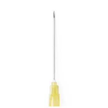 Standard Hypodermic Needle, 20G x 1.5", Yellow