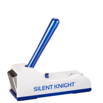 Pill Crusher Silent Knight® Hand Operated Blue / White