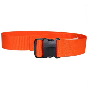 EZ Clean Gait Belt, Orange 60" Plastic Buckle