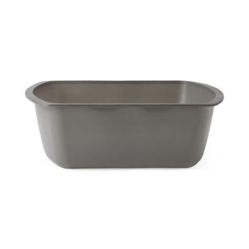 Rectangular Washbasin, 6 qt., Graphite, 9.5"L x 12.75"W x 4.5"H