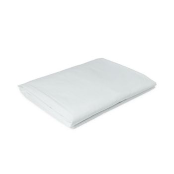 Sheet, Flat, Percale, 66" x 108", 55% Cotton/45% Polyester, White