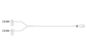 SmartSite™ Extension Set, 9 Inch Tubing 2 Ports 0.6 mL Priming Volume DEHP-Free