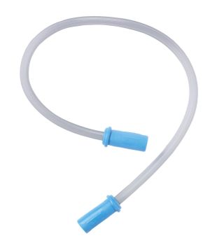 Suction Aspirator Non-Conductive Tubing with Scalloped Connectors,  3/16" X 20"