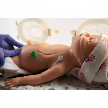 Neonatal Resuscitation Simulator with Interactive ECG Simulator C.H.A.R.L.I.E.