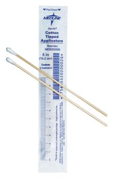 Cotton Tipped Applicators 6 In (Sterile) 2 Pack