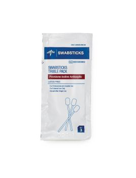 Povidone-Iodine Swabsticks (pkg/3)