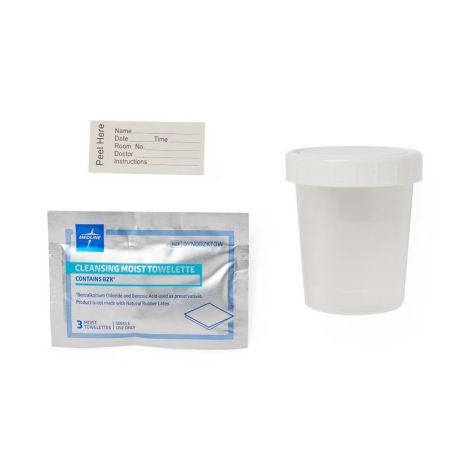 Basic Midstream Collection Kit, BZK Towelettes, 4 oz.