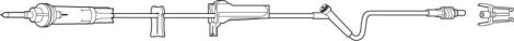 IV Pump Set Interlink® Pump 1 Port 60 Drops / mL Drip Rate Without Filter 76 Inch Tubing Solution 2C6402