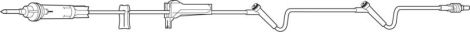 IV Interlink Admin Set w/2 Injection Site 60gtts