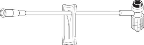 IV Interlink Ext Set w/T Inj Site & Rotating Male Luer Lock 5"