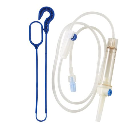 Secondary IV Administration Set Clearlink™ Gravity Without Ports 10 Drops / mL Drip Rate Without Filter 37 Inch Tubing Medication