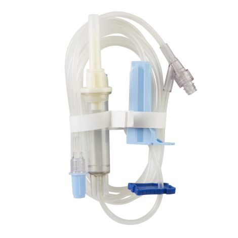 IV Pump Set Clearlink™ Pump 1 Port 10 Drops / mL Drip Rate Without Filter 92 Inch Tubing Solution