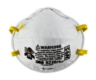 Particulate Respirator Face Mask, N95  3M 8210Plus