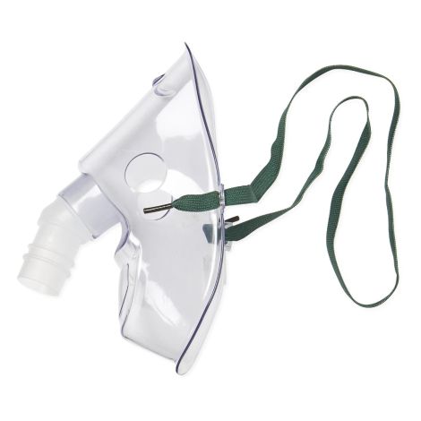 Aerosol Mask Medline Elongated Style Adult One Size Fits Most Adjustable Head Strap