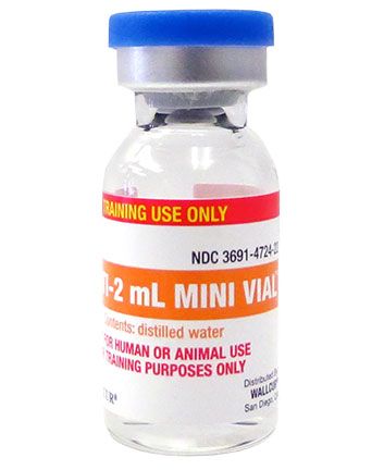 Practi-Mini Vial™ 2 ml H2O - Clear