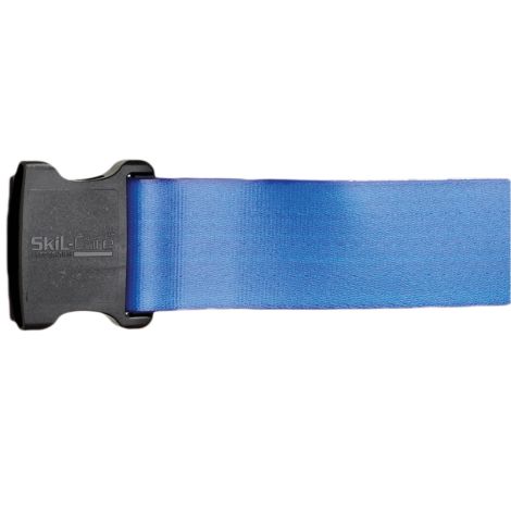 Gait Belt SkiL-Care™ PathoShield 60 Inch Length Blue Plastic Coated Webbing