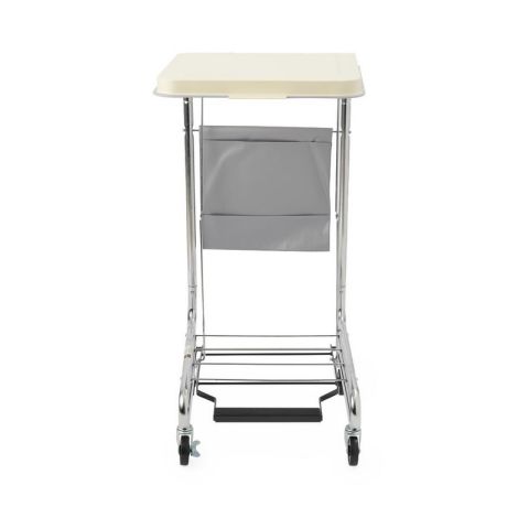 Hamper With Foot Pedal, Lid, Locking Casters