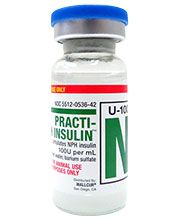 Practi-NPH Insulin Vials