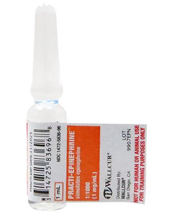 Practi-Epinephrine™ Peel & Stick Label