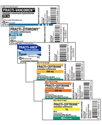Practi-Antibiotic™ Peel & Stick Labels
