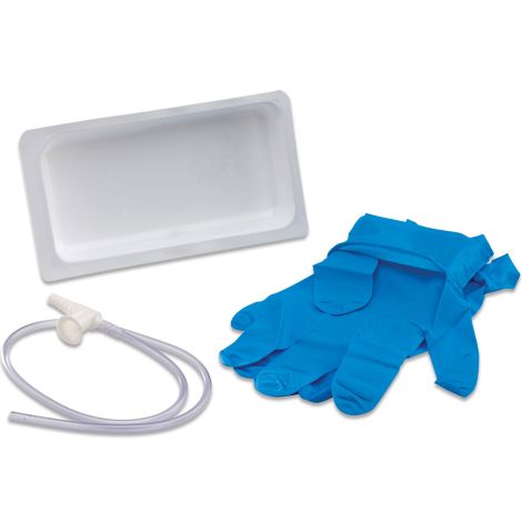 Argyle™ Suction Catheter Tray with Chimney Valve, 14 Fr Whistle Tip