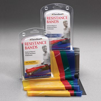 Thera-Band® Resistance Kit, Light Resistance, Yellow, Red, Green