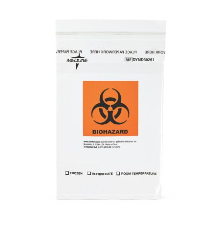 Biohazard Specimen Transport Bag 6" x 9"