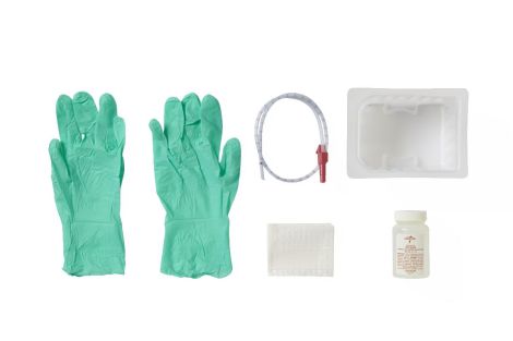 Suction Catheter Kit, 14 Fr Whistle Tip with NaCL