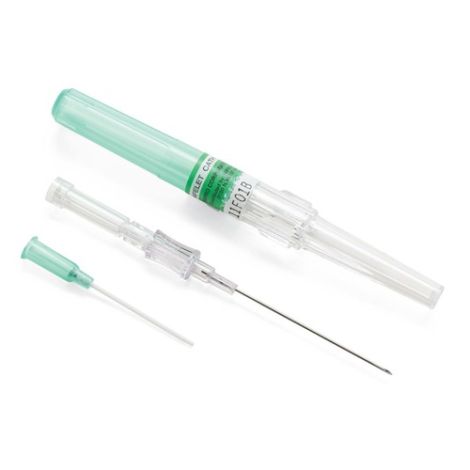 Peripheral IV Catheter Safelet™ 18 Gauge 1-1/4 Inch ETFE Straight Hub Non Blood Control Non-Safety