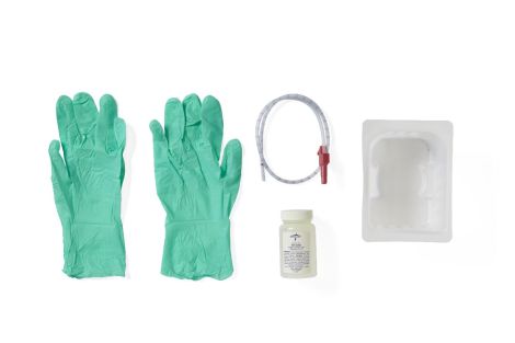 Suction Cath Wet Kit 14Fr w/H20, Whistle Tip, 2 Gloves