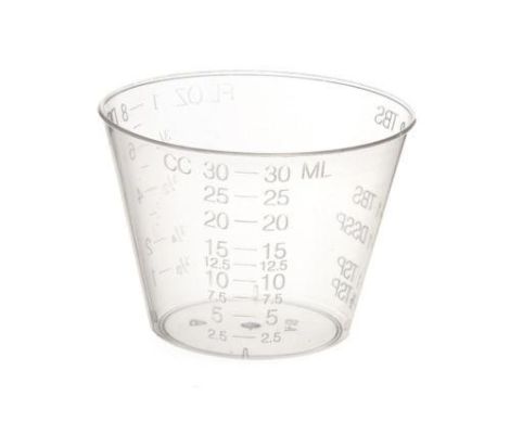 Med Cup, Plastic 1 Oz