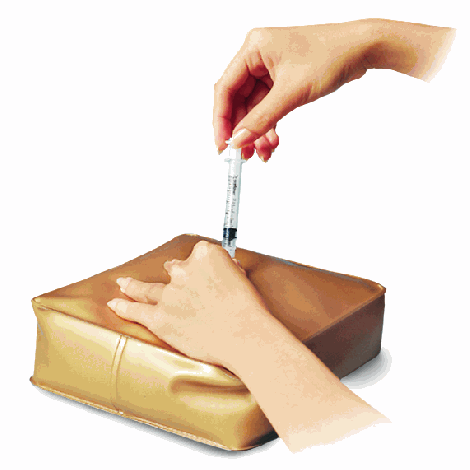 Practi-Injecta Pad® Injection Simulator, 7” x 7”x 2-1/2”