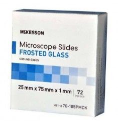 Microscope Slides, Frosted Bx/72