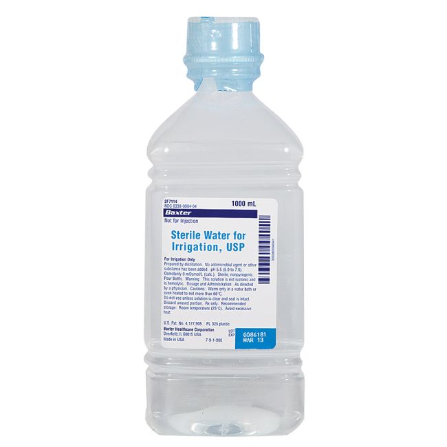 ミネラルウォーター Water Life Series, O 1000ml Irrigation Solution 1000mL H2O | Medical Equipment Affiliates