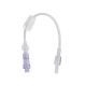IV Extension Set Needle-Free Port Standard Bore 8 Inch Tubing Without Filter