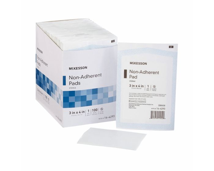 Non-Adherent Dressing McKesson 3 X 4 Inch Sterile